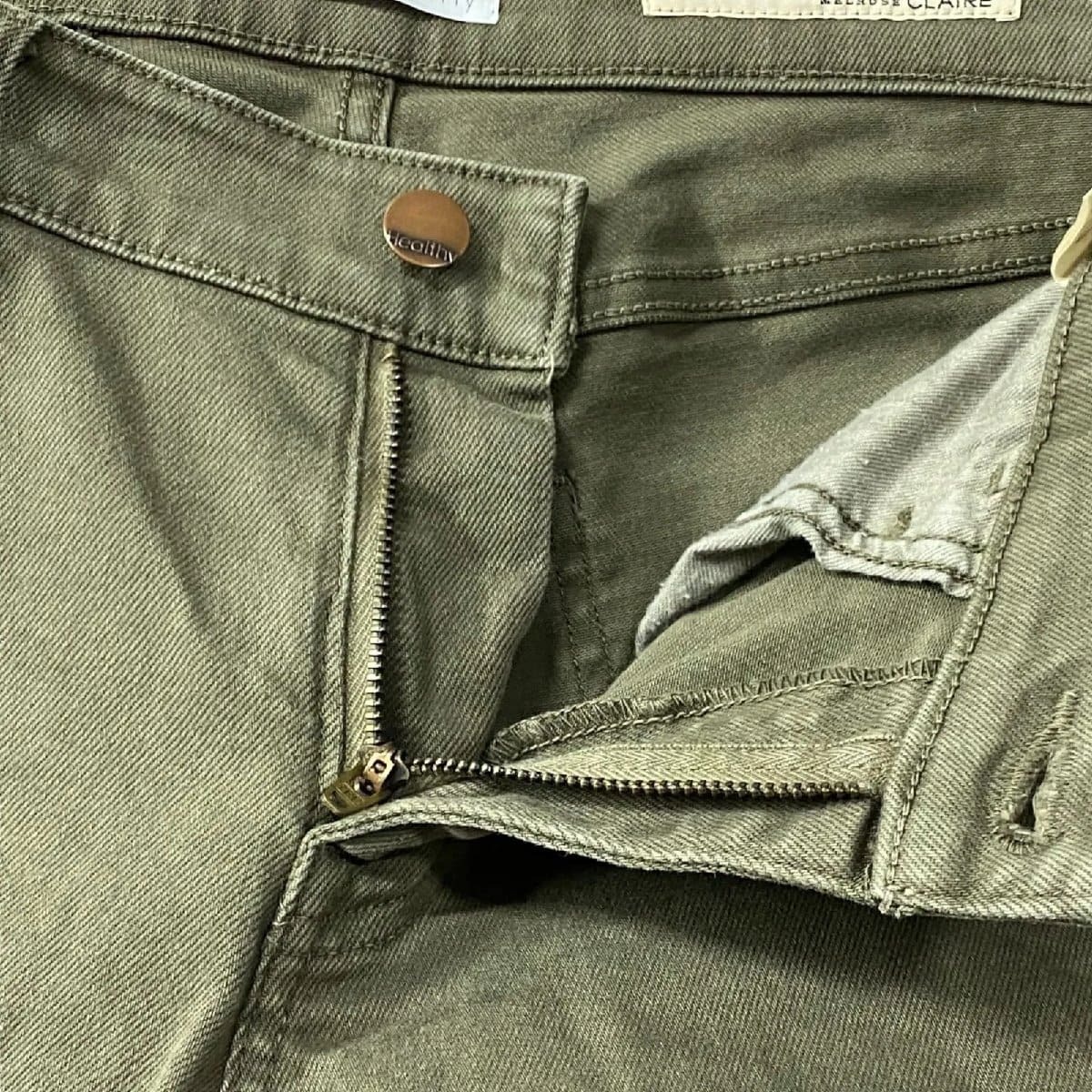 メルローズ クレール MELROSE CLAIRE Healthy パンツ デニム コットン 25、M、9号 レディース S5T291_画像6