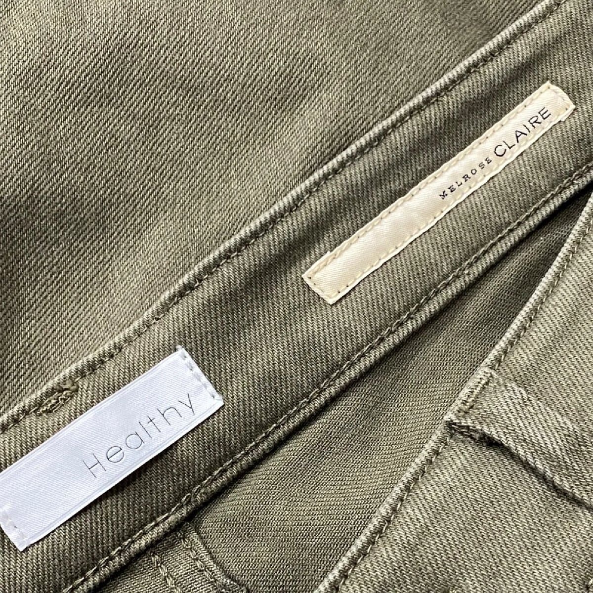 メルローズ クレール MELROSE CLAIRE Healthy パンツ デニム コットン 25、M、9号 レディース S5T291_画像7