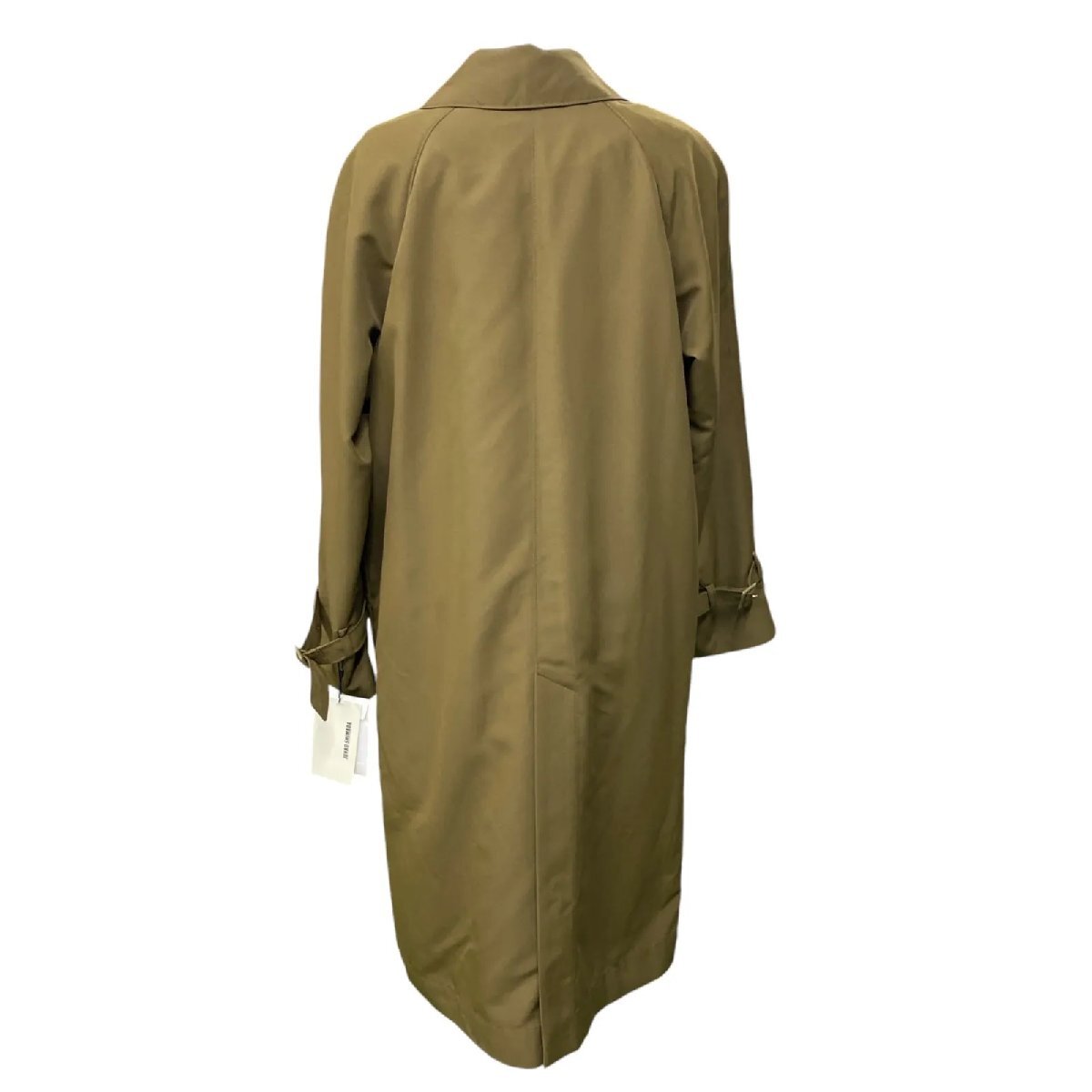 未使用 ジュンコシマダ JUNKO SHIMADA ステンカラーコート レオパードライナー付き 36 S 7号 レディース M4I180_画像5