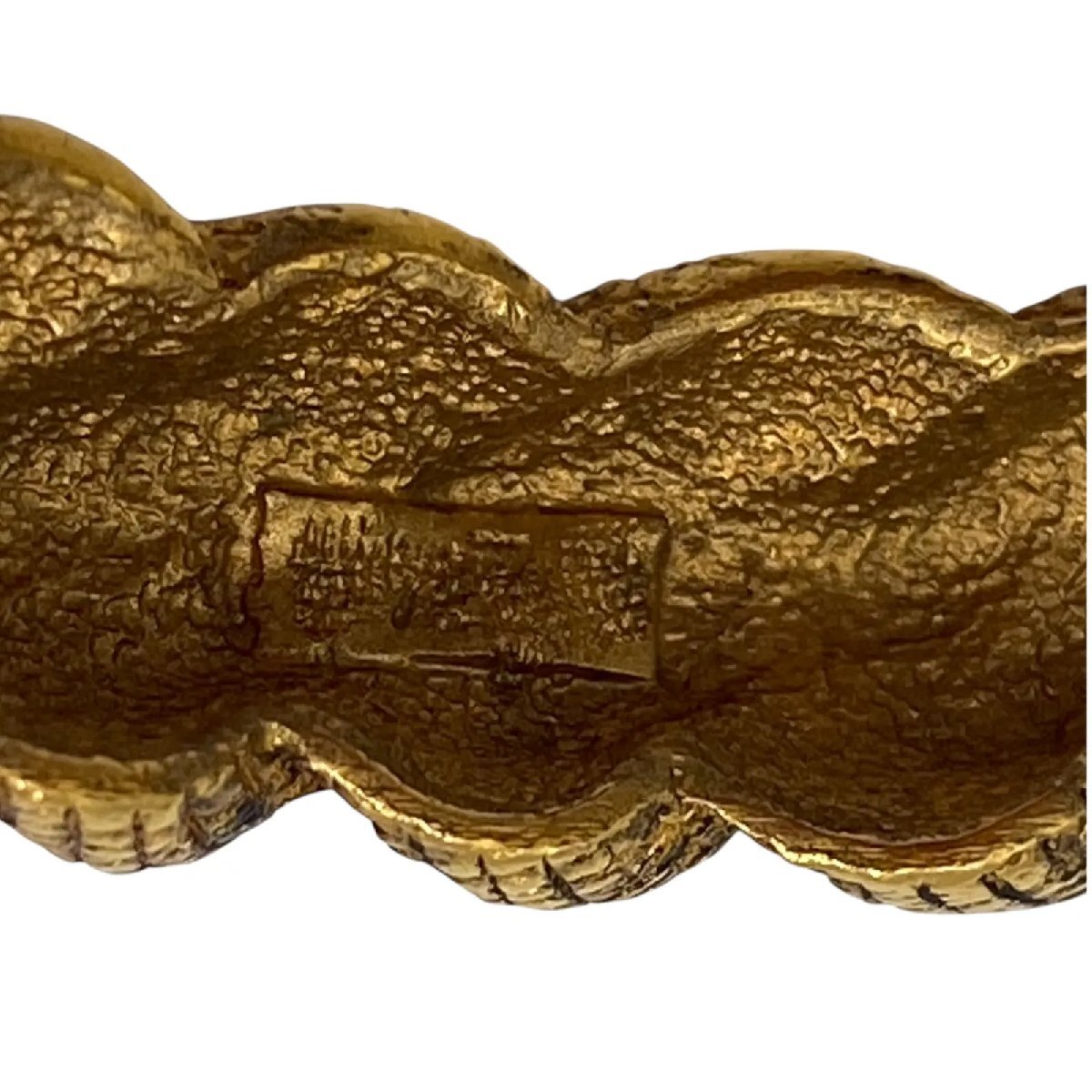 ●美品　シャネル　CHANEL ヴィンテージ　ツイスト　バングル　25　ブレスレット　ゴールド　アクセサリー　レディース　中古　S5O065_画像5