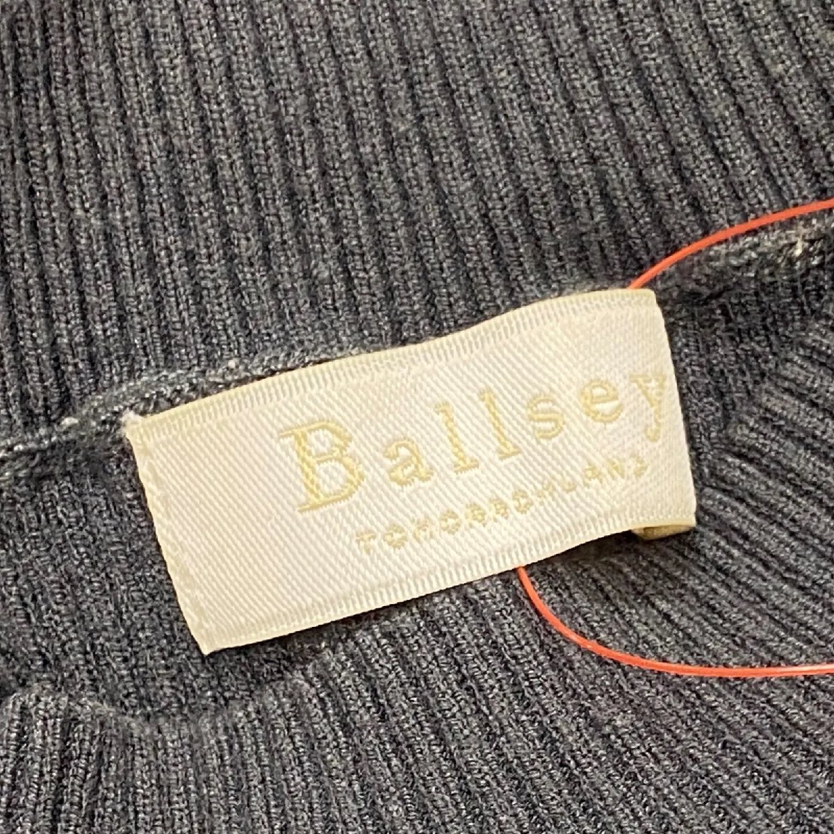 ボールジィ Ballsey カットソー 長袖 レースコンビ 切替 グレー 灰色 S、7号 レディース S5U252_画像7