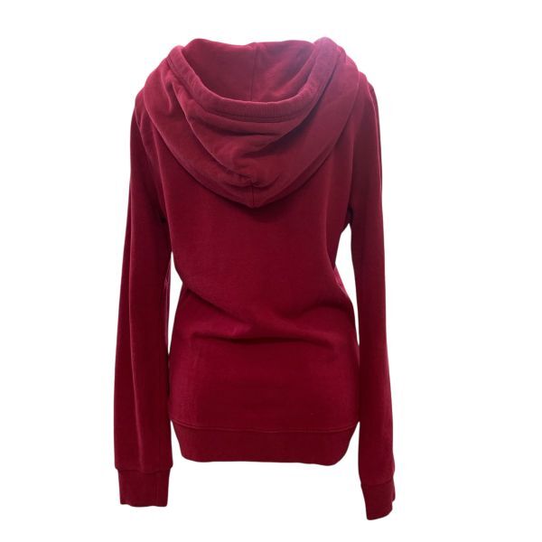  Frank Lynn and Marshall FRANKLIN&MARSHALL Parker длинный рукав Zip выше повреждение обработка внешний красный серия хлопок S 7 номер женский H5X051