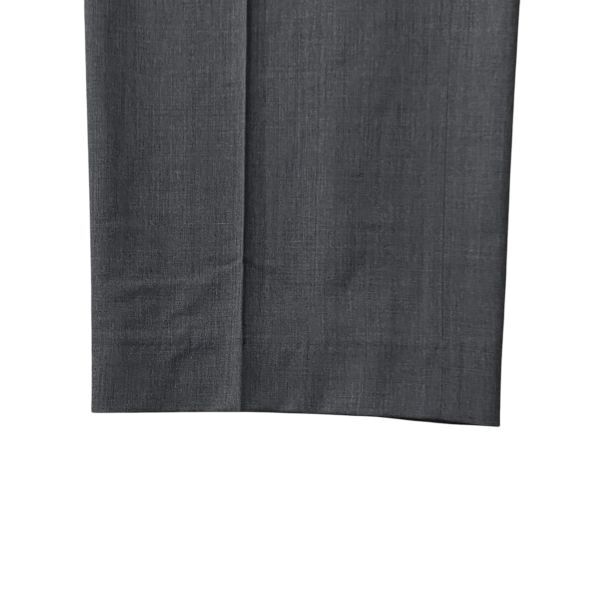 マリアマクマナス MARIA MCMANUS ワイドスラックス ワイドパンツ センタープレス パンツ グレー 毛混 S 7号 レディース S5X110_画像3