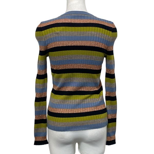 モスキーノチープアンドシック Moschino カーディガン ニット 長袖 ウール レディース 38 S 7号 S5V021_画像5