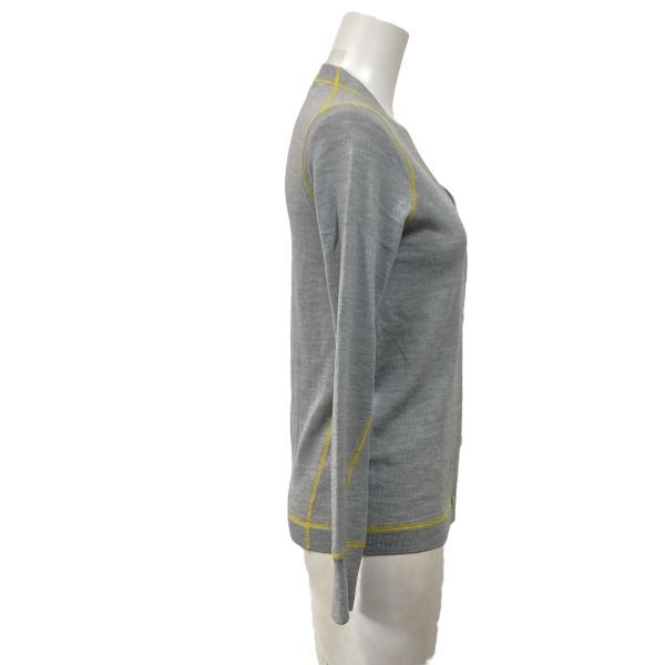 美品 ラグアンドボーン Rag & Bone カーディガン ニット 長袖 グレー 毛 レディース XS 5号 S5V019_画像5