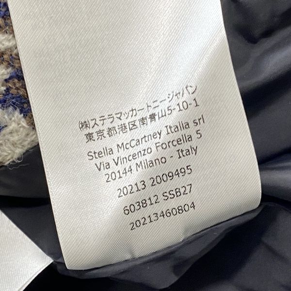 ステラマッカートニー STELLA McCARTNEY ファー フリー ファー ジャケット ファーコート 長袖 ブラウン系 38 M 9号 レディース S5W291_画像10
