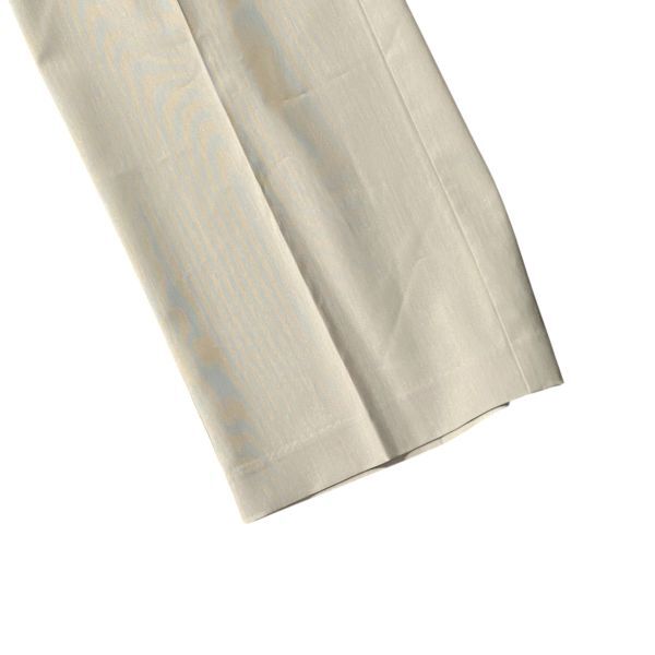 美品 アンフィーロ UNFILO ワイドパンツ スラックス センタープレス ベージュ M 9号 レディース S5V515_画像3