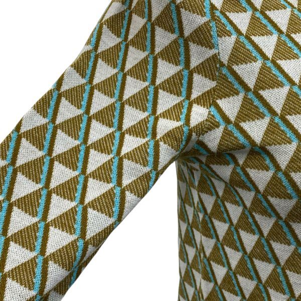 ボールジィ Ballsey ウールニット ハイネック 長袖 ブラウン系 ウール混 S 7号 レディース S5V382_画像3