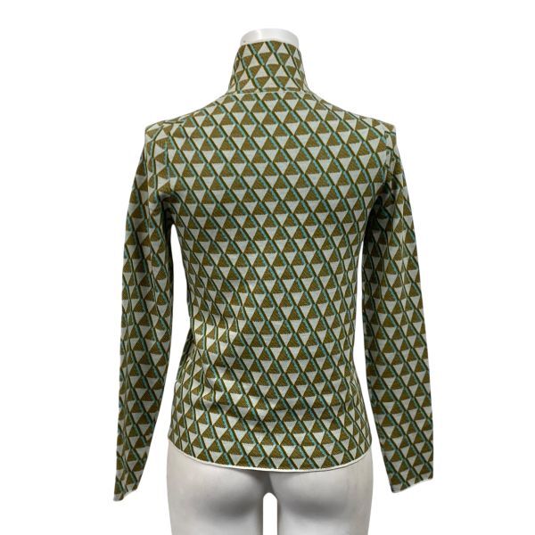 ボールジィ Ballsey ウールニット ハイネック 長袖 ブラウン系 ウール混 S 7号 レディース S5V382_画像5