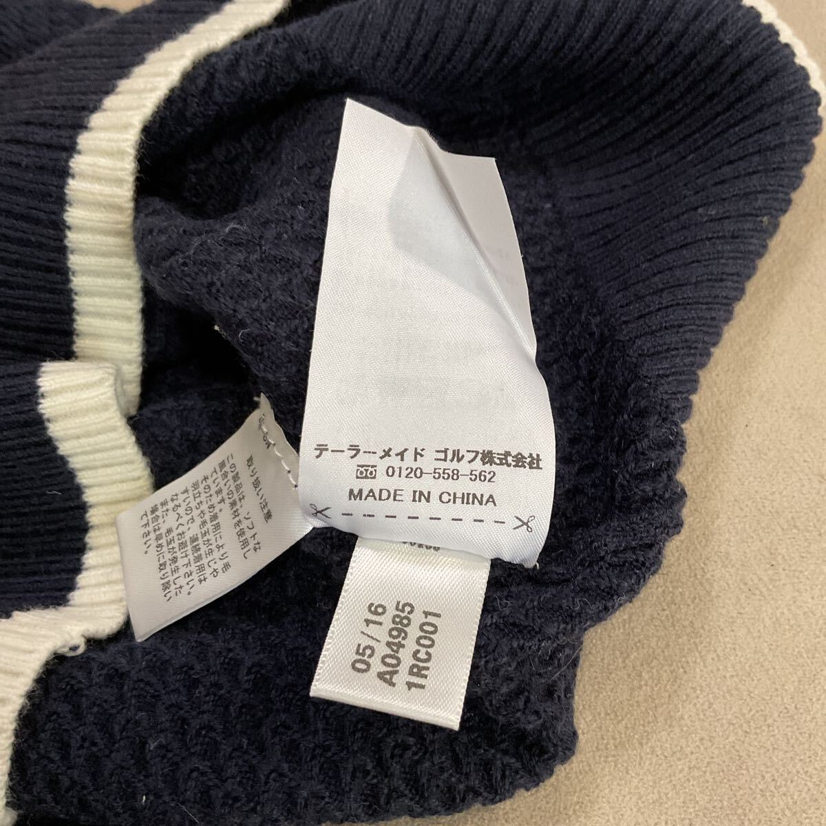 【超美品】adidas GOLF アディダスゴルフ テーラーメイドレディースM ニットベスト ゴルフウェア ニット ベスト Vネックベスト ワッペン　_画像7