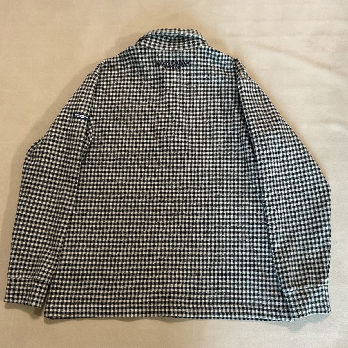 【超美品】 MASTER BUNNY EDITION マスターバニーエディション パーリーゲイツ メンズ3 S相当 長袖ポロシャツ ゴル 長袖ポロシャツ 日本製_画像9