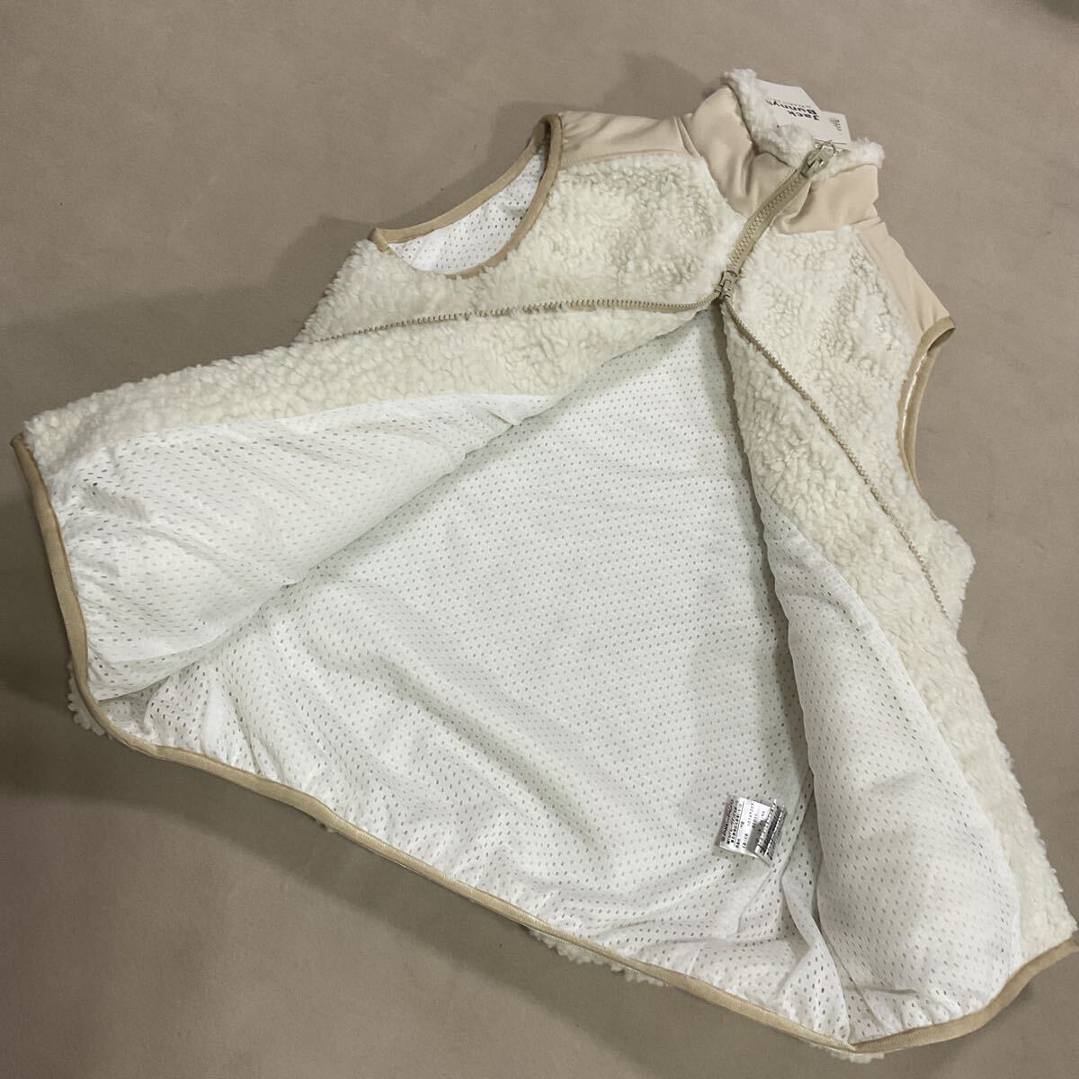 【新品】 JACK BUNNY ジャックバニー PEARLY GATES パーリーゲイツ レディース1 フリースベスト ゴルフウェア ベスト ボアフリースベスト_画像5
