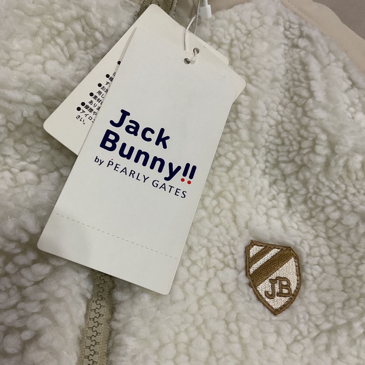 【新品】 JACK BUNNY ジャックバニー PEARLY GATES パーリーゲイツ レディース1 フリースベスト ゴルフウェア ベスト ボアフリースベスト_画像7