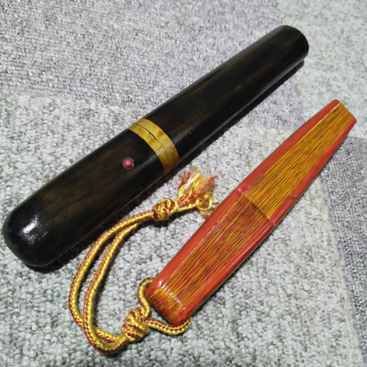 残欠刀//扇子仕込槍残欠//脇差残欠//装飾鑑賞//合法品:2点_画像1