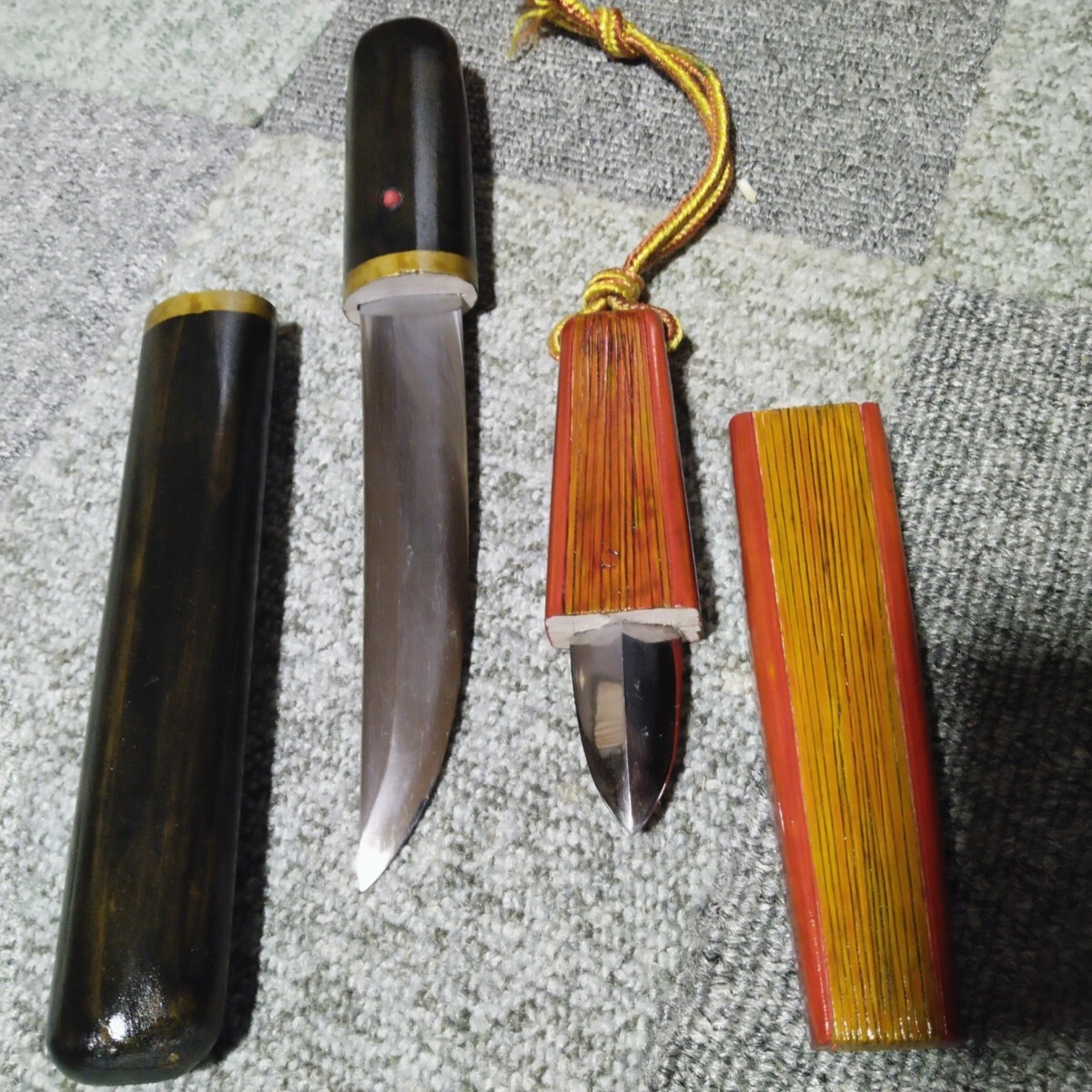 残欠刀//扇子仕込槍残欠//脇差残欠//装飾鑑賞//合法品:2点_画像9