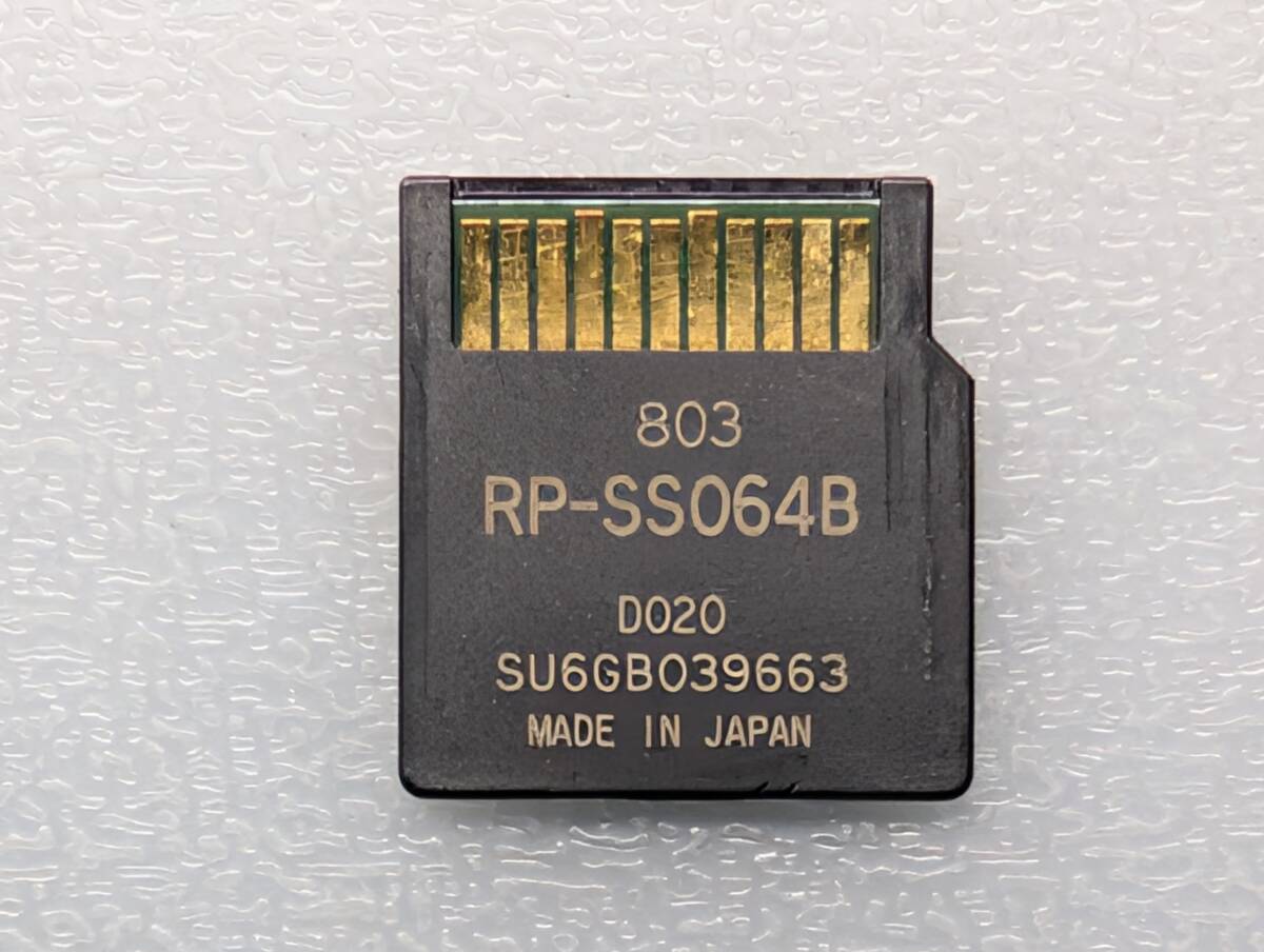 Panasonic miniSD 64MB Panasonic Mini SD карта карта памяти цифровая камера galake- рабочее состояние подтверждено 