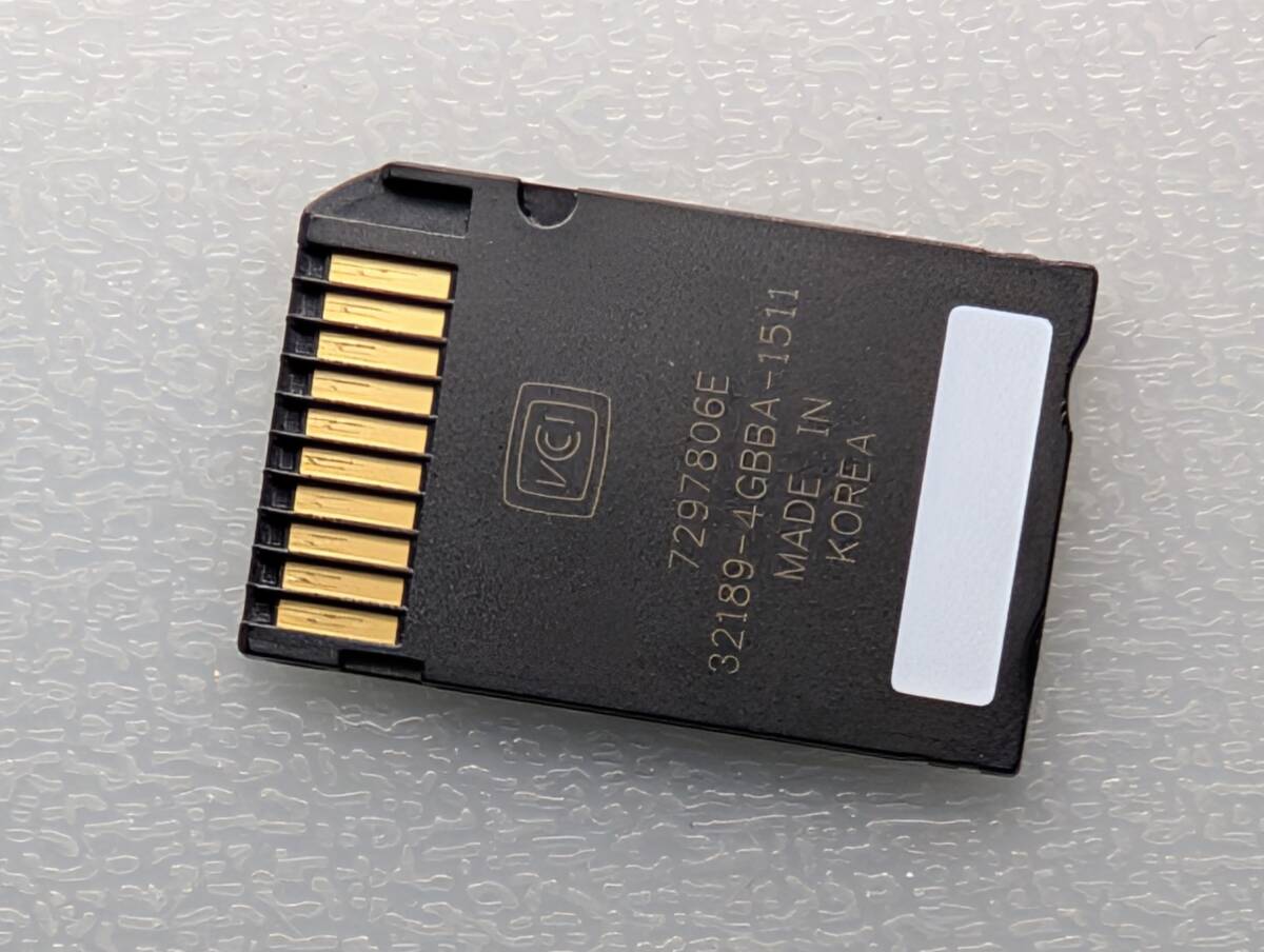 Lexar Memory Stick PRO Duo 4GB ケース付き レキサー・メディア メモリースティック プロ デュオ PSP メモリーカード 動作確認済み_画像2