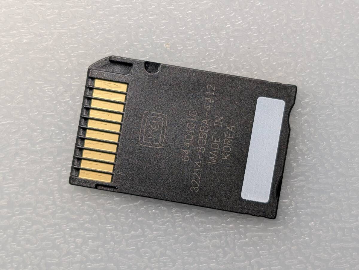 Lexar Memory Stick PRO Duo 8GB ケース付き レキサー・メディア メモリースティック プロ デュオ PSP メモリーカード 動作確認済み_画像2