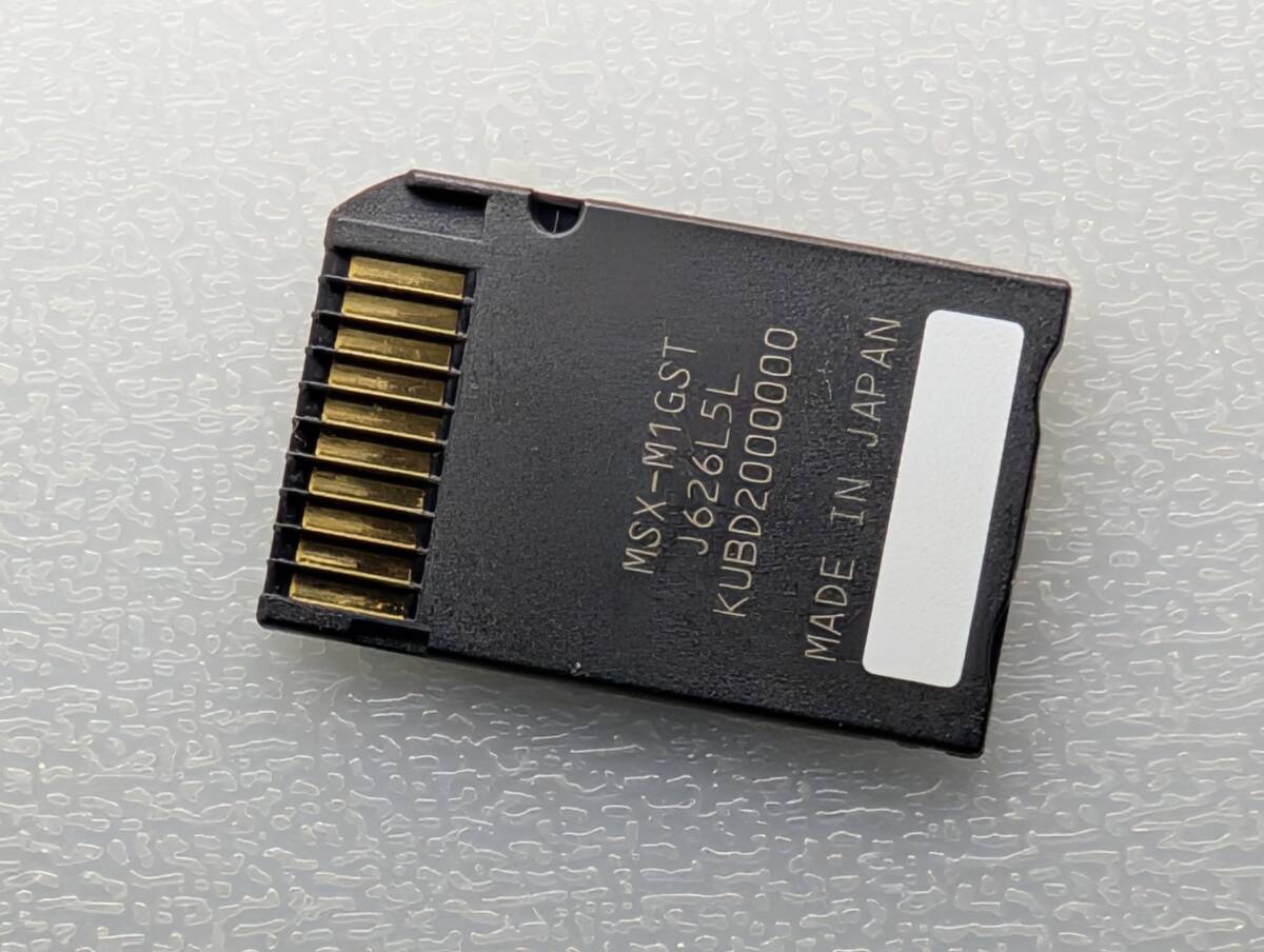 SONY Memory Stick PRO Duo 1GB MSX-M1GST ソニー メモリースティック プロ デュオ PSP メモリーカード 動作確認済み_画像2