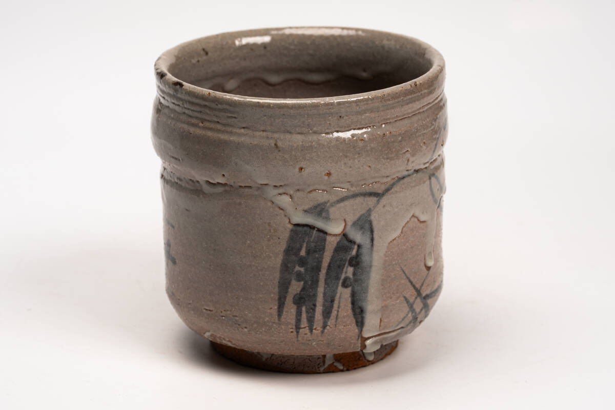 中里 重利 絵唐津 火入れ 「茶道具・火入」共箱 2【真作保証】送料無料_画像4