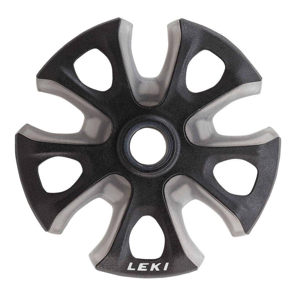 LEKI　BIG MOUNTAIN BASKET　ブラック/スモーク　 直径95mm-FLEX TIP用　定価￥1980　左右分1ペア単位の出品です_画像1