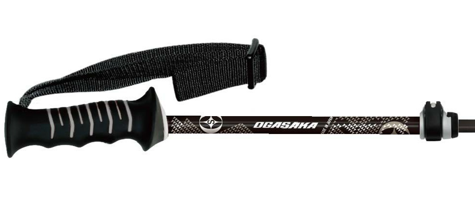 25OGASAKA　LC-FS/BLK　95ｃｍ-120cm無段階調整　カーボン＆アルミ伸縮　定価￥25300 来期モデルチェンジの為換金です_画像1