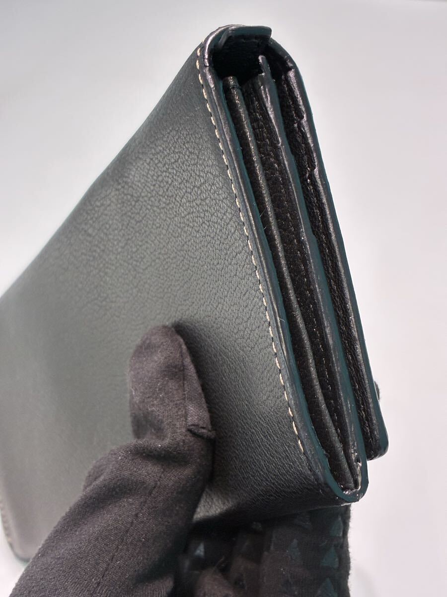 GIVENCHY ジバンシィ 二つ折り長財布 レザー ブラック ロゴ ロングウォレット メンズ レディース_画像9