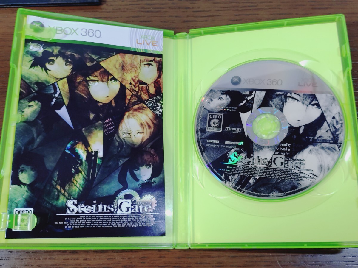 XBOX 360 ソフト シュタインズ・ゲート 数量限定版 ゲームソフト xbox360 未来ガジェット3号機 現状品_画像4