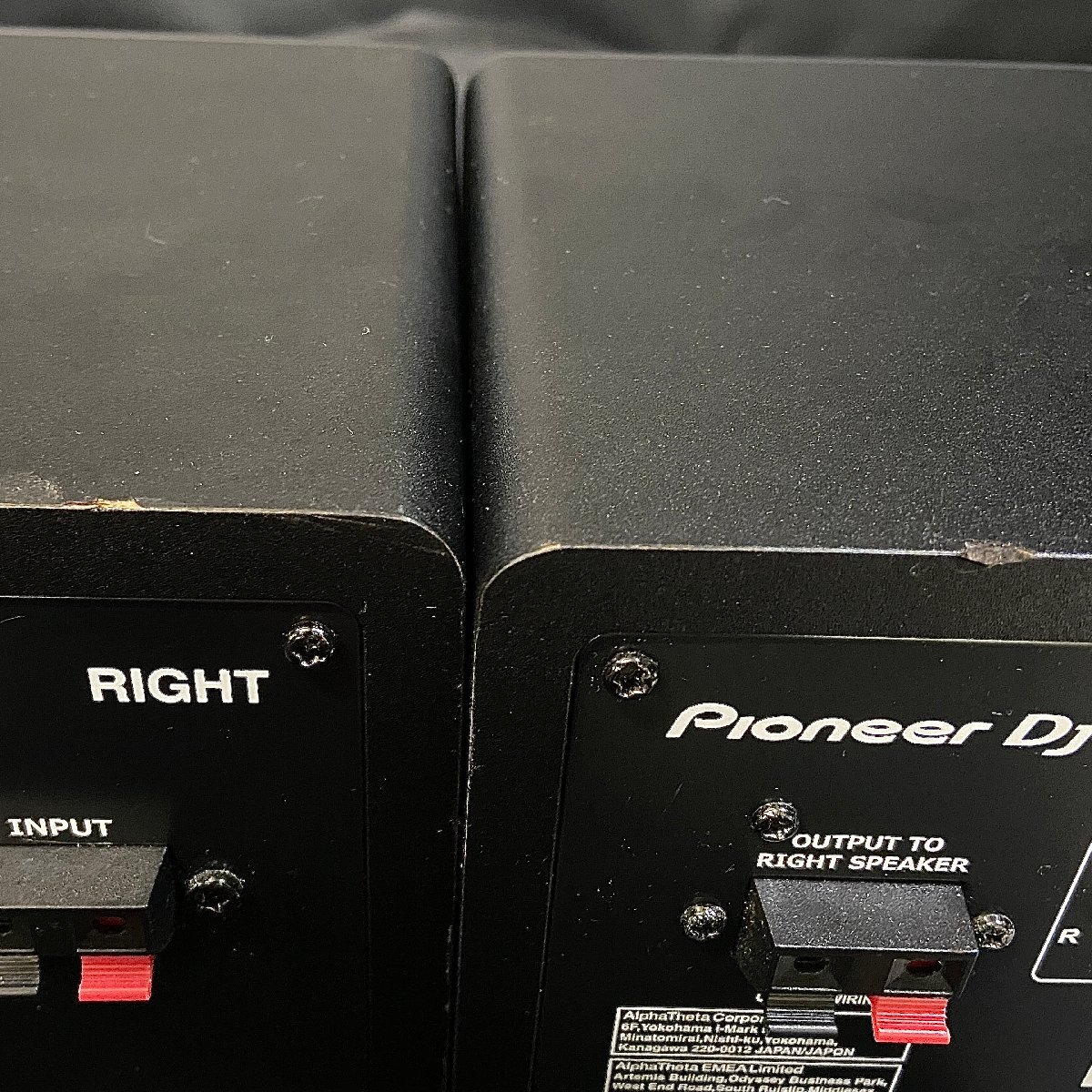 【 C 】5643 Pioneer DJ DM-40 モニタースピーカー ペア パイオニアディージェイ 3112946_画像9