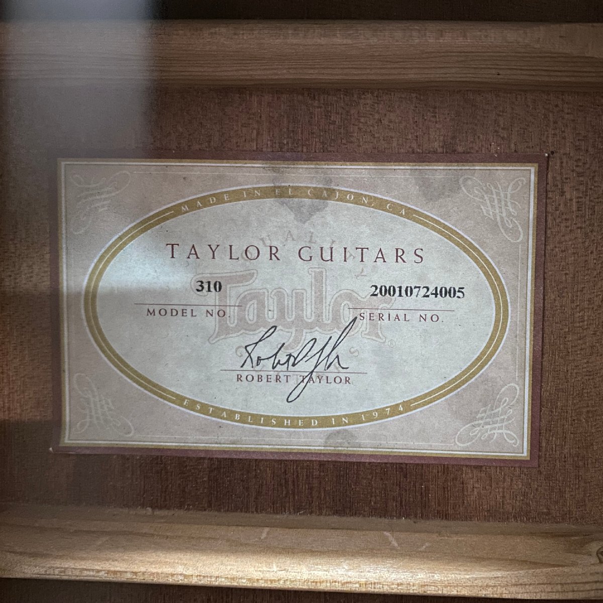 [ J ]5812 TAYLOR 310 #20010724005 акустическая гитара Taylor 199653