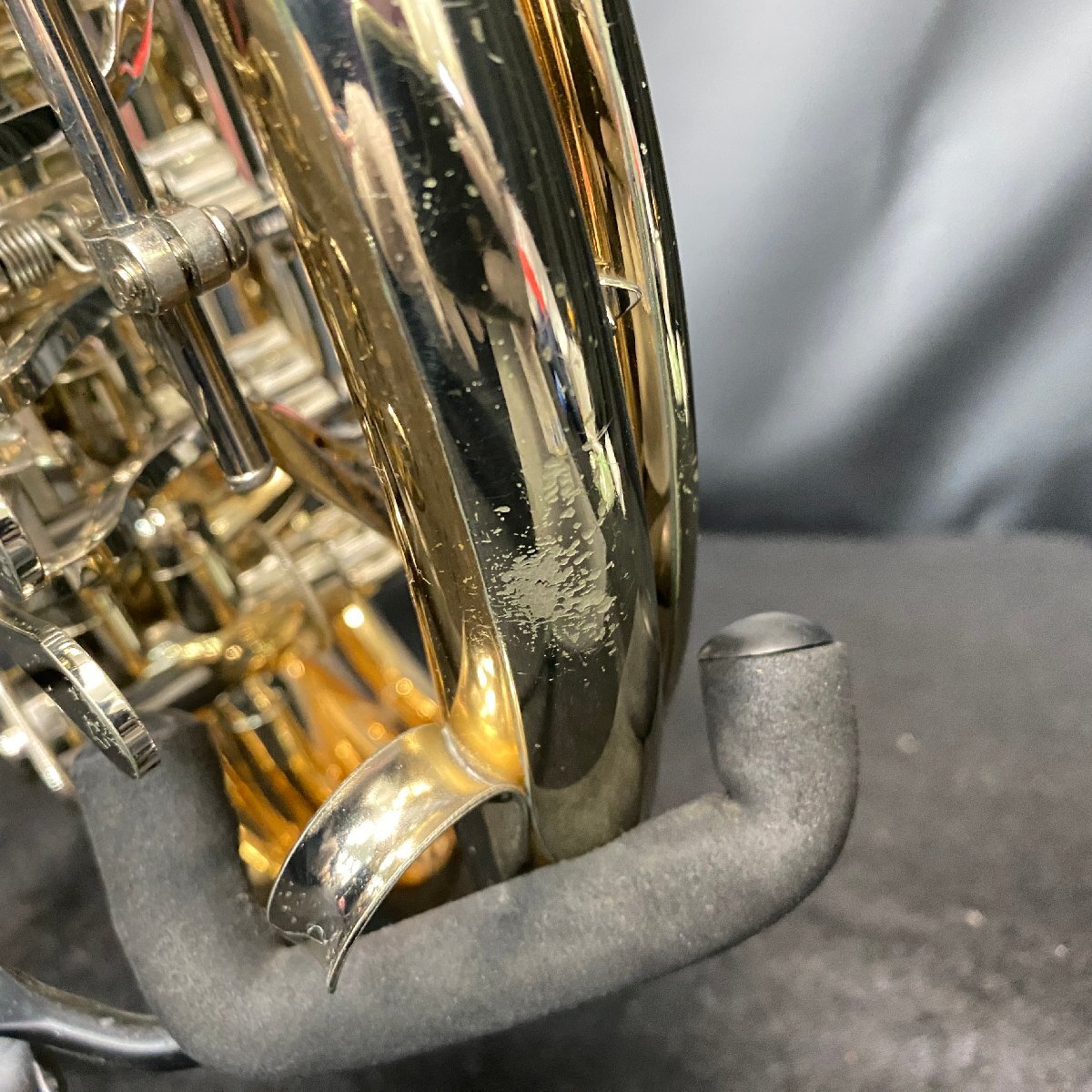 【 C 】6524 YAMAHA YHR-567GDB #004802 フレンチホルン ヤマハ 200014_画像9