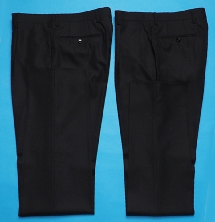 新品 STUDIO by DURBAN ダーバン 秋冬総裏 Super100'S 艶感ウール100% シャドーチェック ツーパンツ スーツAB5黒(99) 0401084_画像6