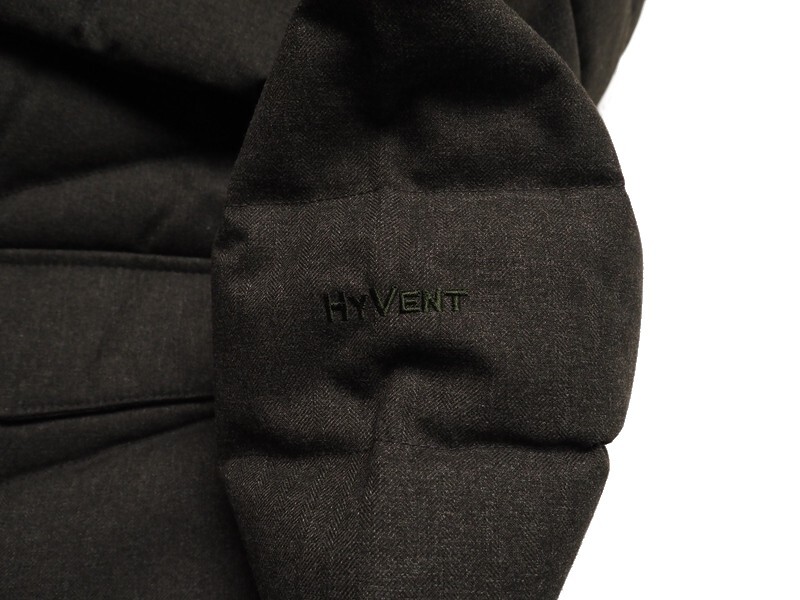 新品正規34000円 ノースフェイス サキソニー起毛 ハイベント防水 グースダウン WOOLLY ダウンジャケットSダークカーキ(DKK)_画像7