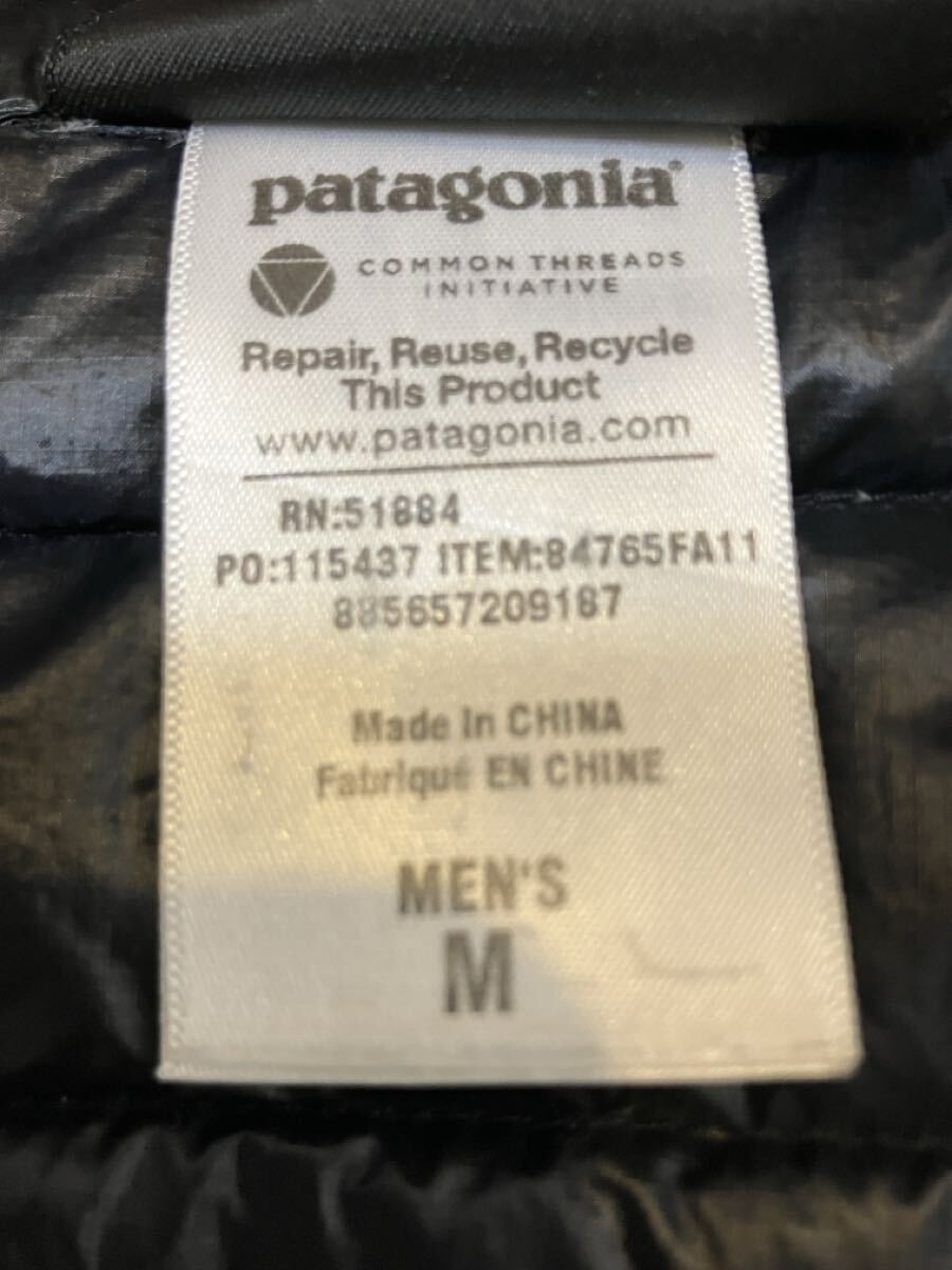 パタゴニア　ウルトラライトダウンフーディ 黒　M_画像5