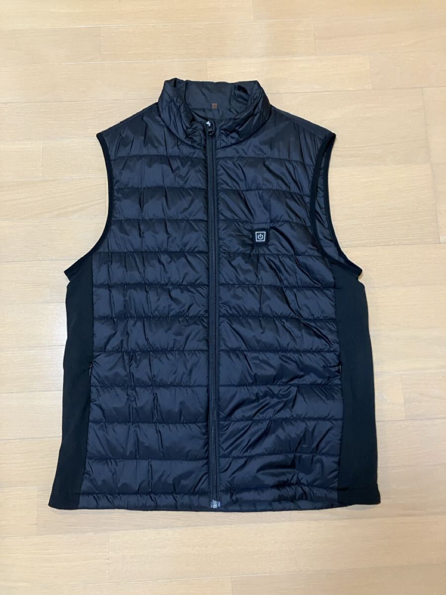 ヒーターベスト 黒　 L_画像1