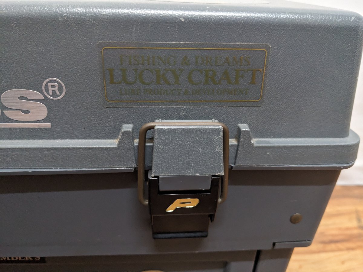 (管26463)PLANO プラノ ファントム プロ PRO タックルボックス ルアーボックス オールド バス釣り_画像4