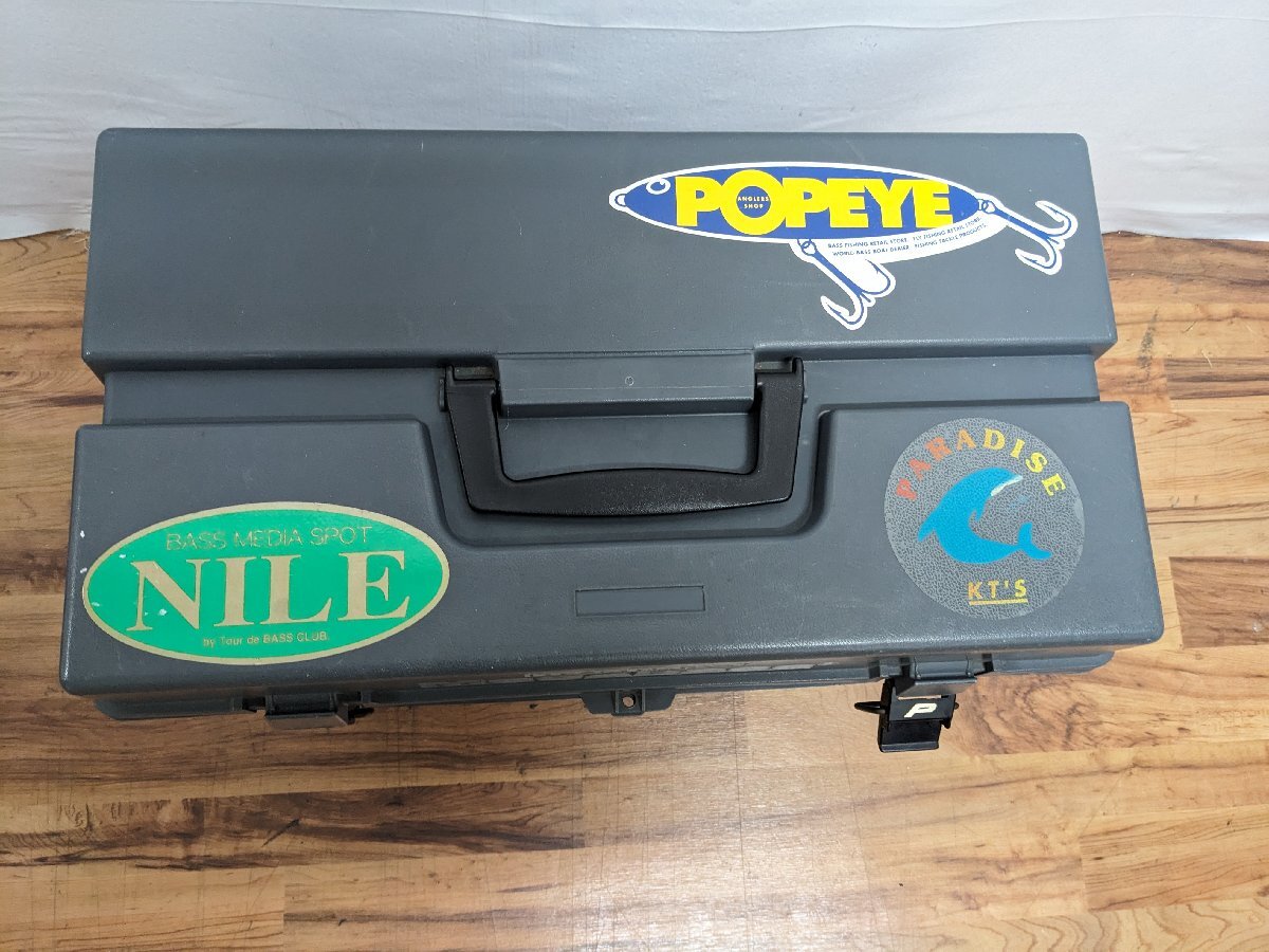 (管26463)PLANO プラノ ファントム プロ PRO タックルボックス ルアーボックス オールド バス釣り_画像5