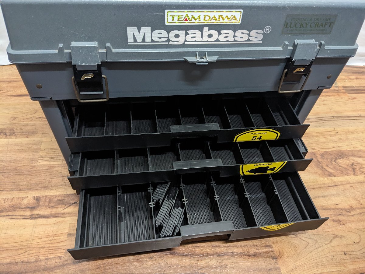 (管26463)PLANO プラノ ファントム プロ PRO タックルボックス ルアーボックス オールド バス釣り_画像6