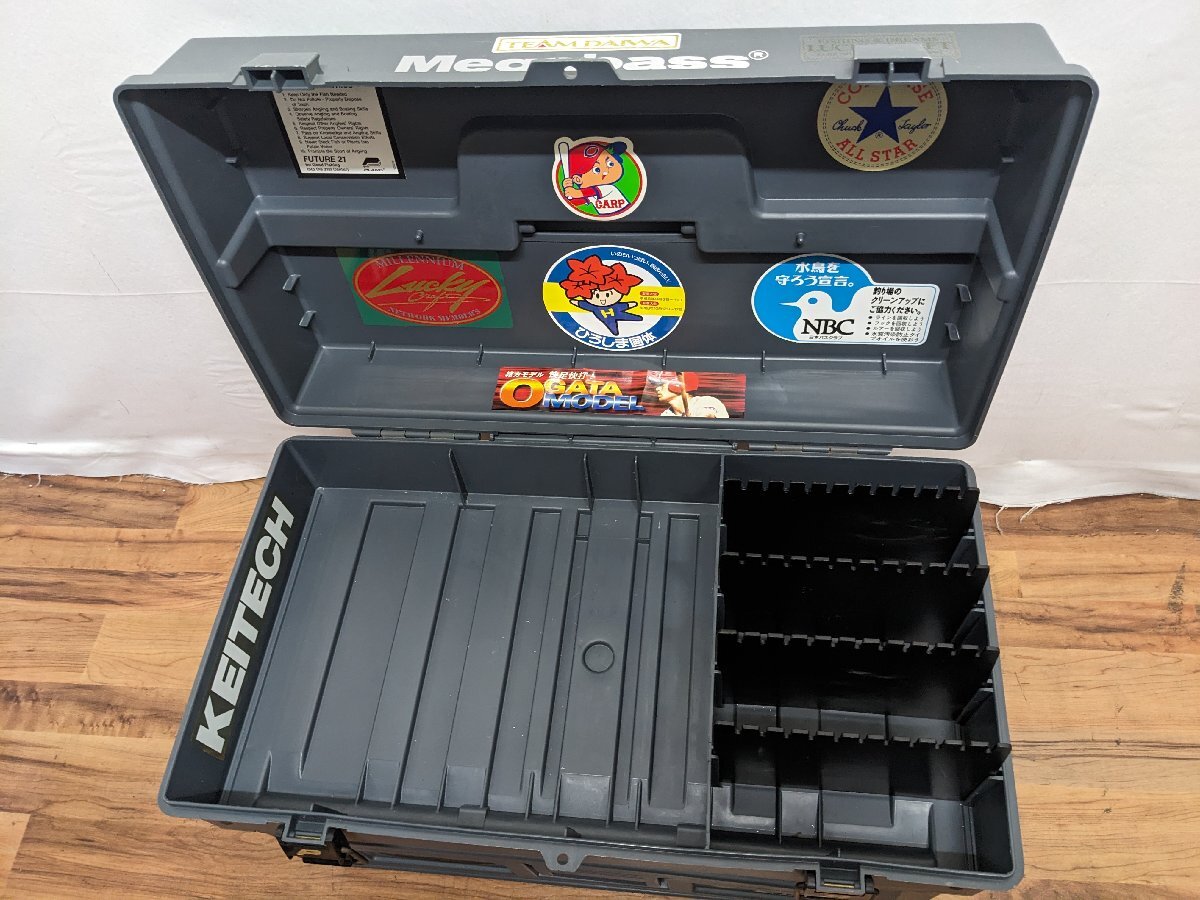 (管26463)PLANO プラノ ファントム プロ PRO タックルボックス ルアーボックス オールド バス釣り_画像10