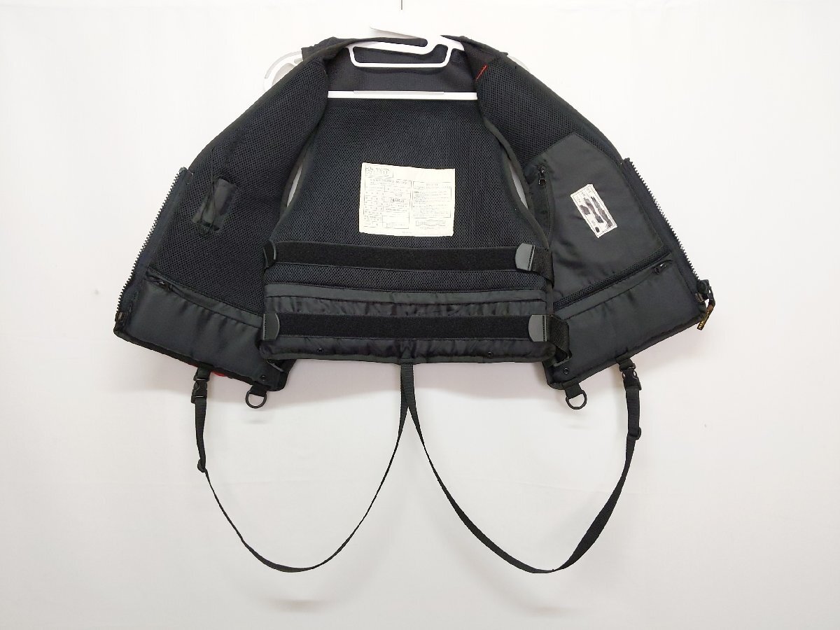 (管30196)マルキュー ライフジャケット MQ-04 Lサイズ 救命具 フローティングベスト 磯釣り フカセ_画像8