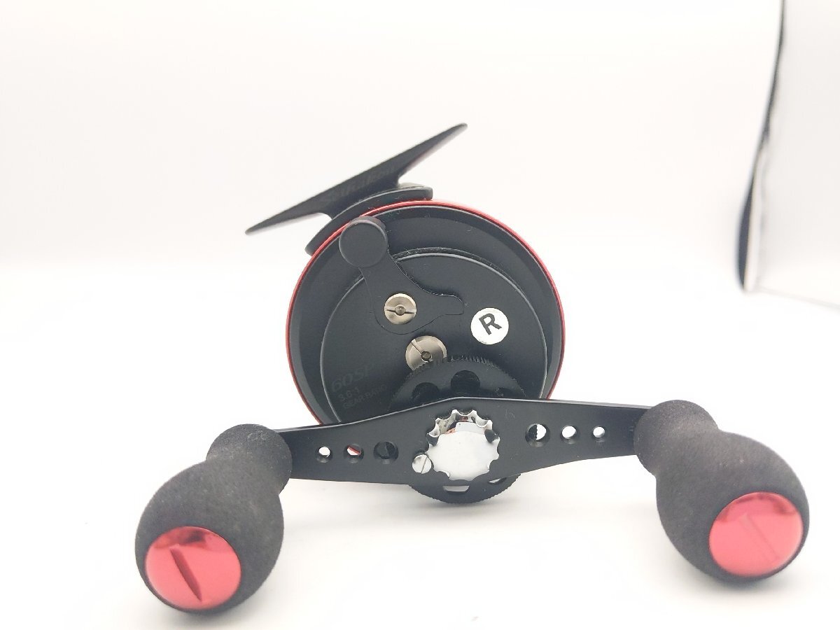 (管29778)極上品 シマノ 12 セイハコウ 60SP 右 黒鯛 チヌ リール_画像4