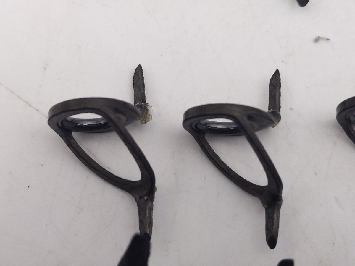 (管30049)Daiwa ダイワ AGSガイド 57点セット カーボン パーツ取り ロッドビルド 修理用_画像8