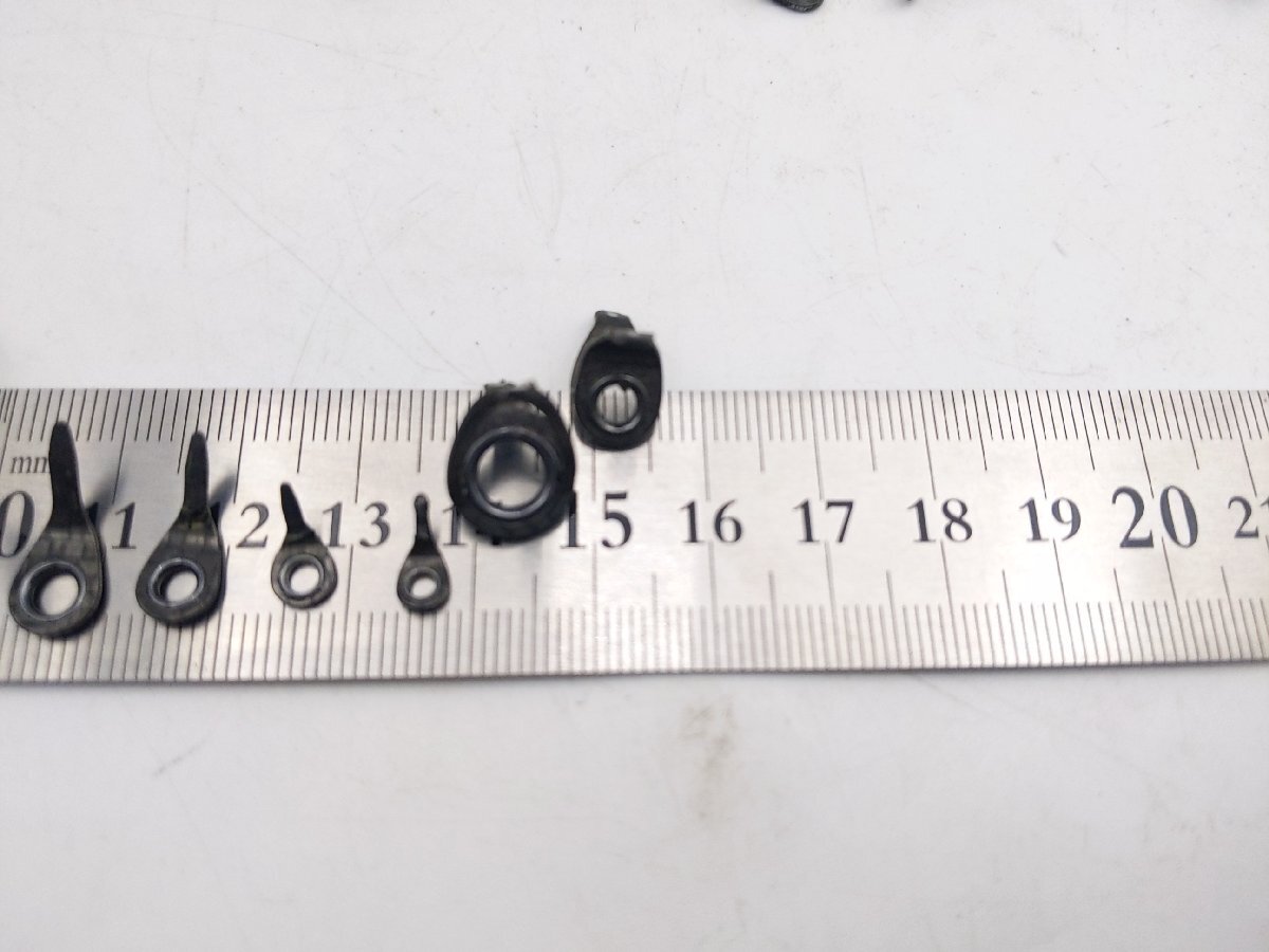 (管30049)Daiwa ダイワ AGSガイド 57点セット カーボン パーツ取り ロッドビルド 修理用_画像5