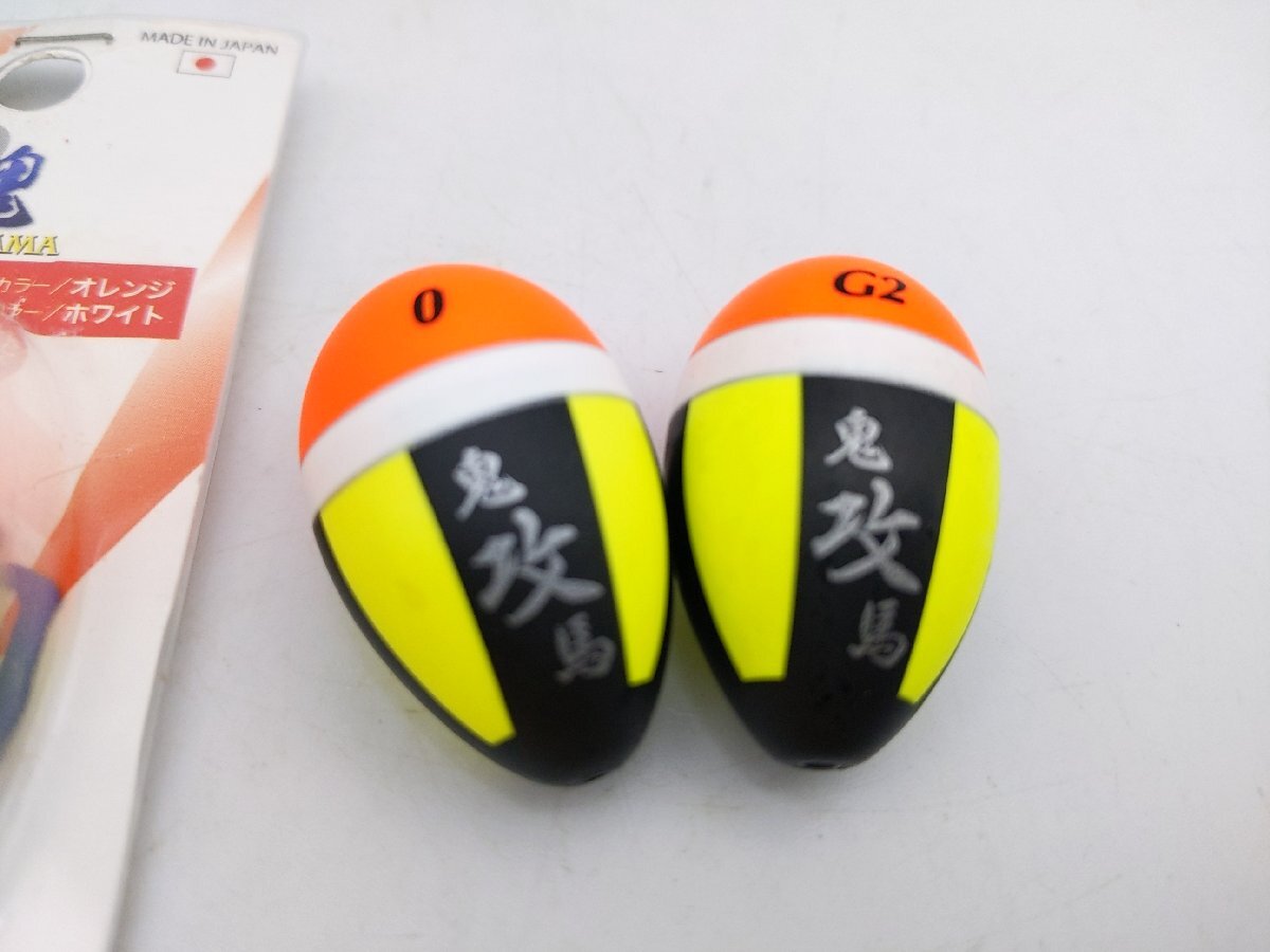 ⑥(管30728)釣武者 鬼馬ウキ 攻 11点セット B BB 3B 0 G2 ウキ ドングリウキ フカセ 磯釣り グレ_画像4