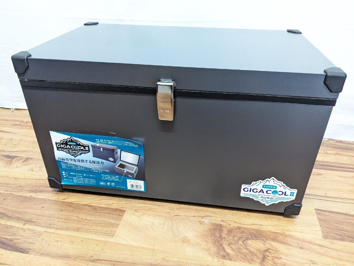 【現品限り】未使用保管品 釣武者 メタルクーラー スーパーギガクールII 22L SDブルー_画像1