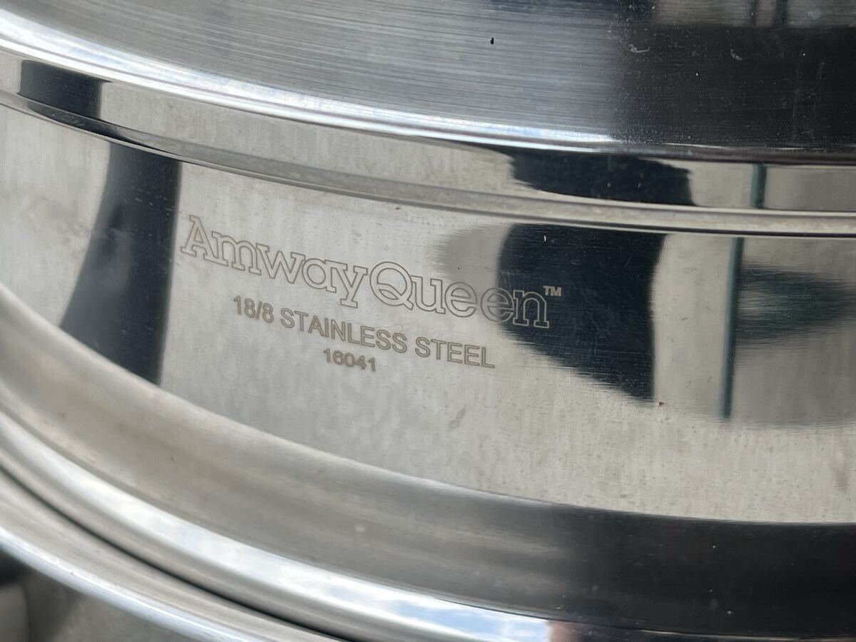 Amway Queen MULTI-PLY 両手鍋 片手鍋 蒸し器 なべセット 調理器具 _画像2
