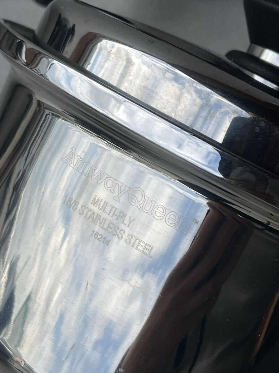 Amway Queen MULTI-PLY 両手鍋 片手鍋 蒸し器 なべセット 調理器具 _画像4