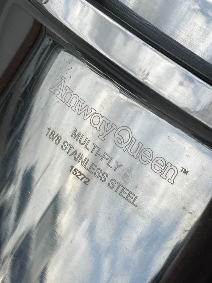 Amway Queen MULTI-PLY 両手鍋 片手鍋 蒸し器 なべセット 調理器具 _画像6