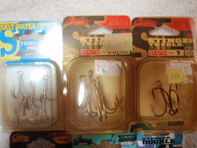 オーナー カルティバ トリプルフック セット BKK シャウト ガマカツ st スティンガー がまかつ ヴァンフック ステキ_画像2