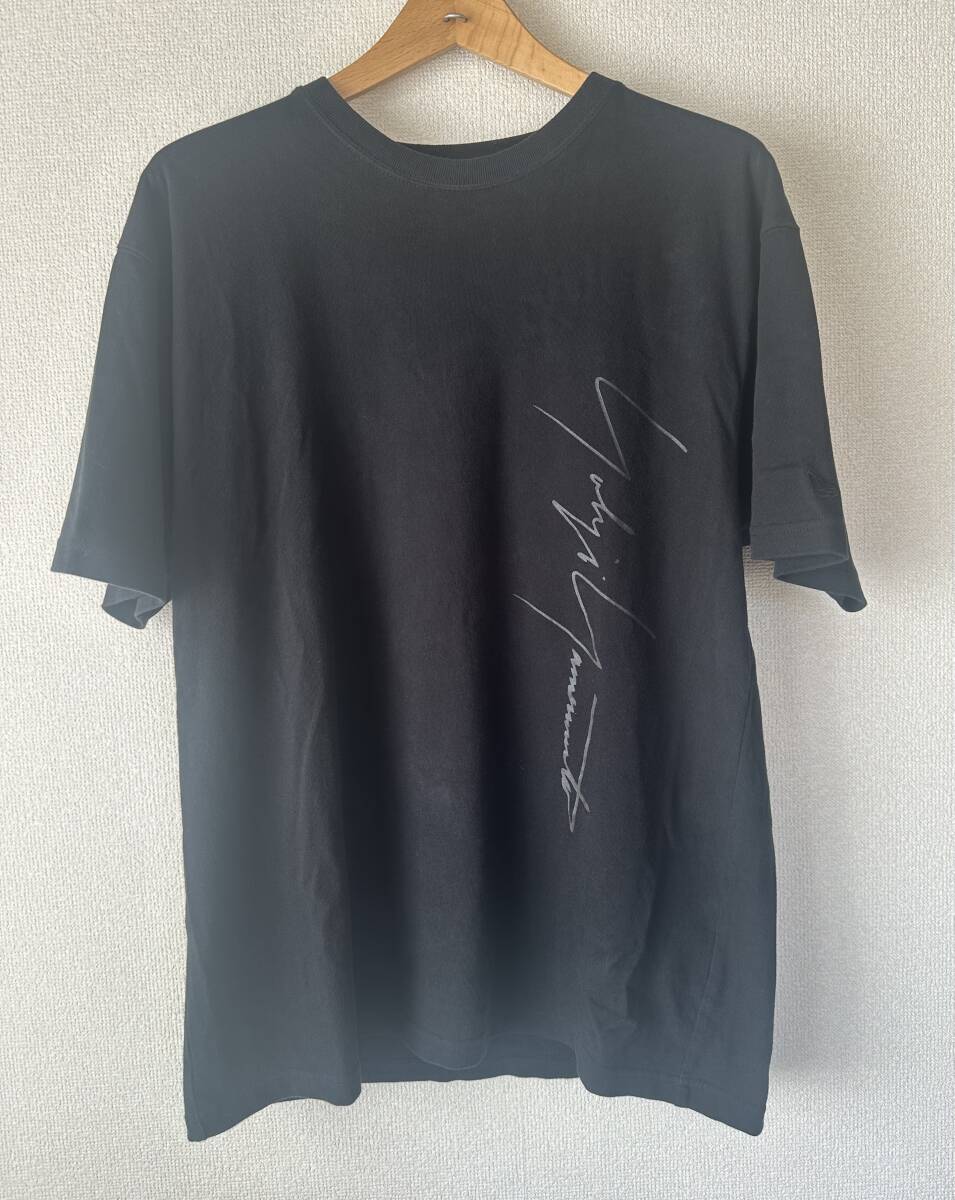 ヨウジヤマモト　ニューエラ　Tシャツ サイズ5 黒　_画像1